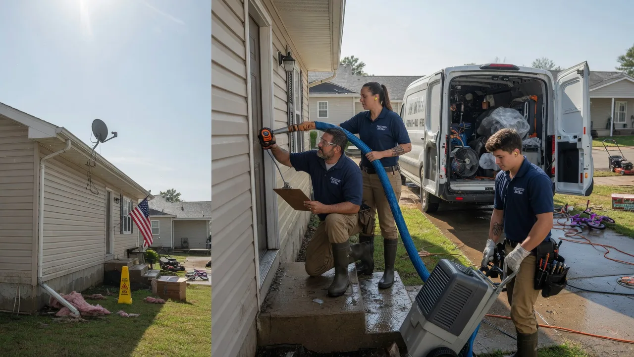 Ceiling Water Damage Restoration in Parkston, SD near me
